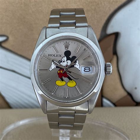 quadrante topolino rolex|Rolex Oyster Date Precision Mickey Mouse Topolino & Minnie.